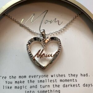 Silver Heart Pendant Necklace